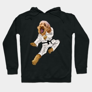 Cavapoo Fists of furry Kong fu Cava - Karate - martial arts Cavapoo Cavoodle puppy dog  - cavalier king charles spaniel poodle, puppy love Hoodie